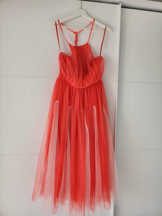 Rochie ASOS,  NOUĂ, de vară, de petrecere,  elegantă culoarea somon