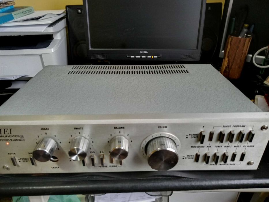 Statie amplificare IEI 2X35W-Stereo Electronica Industriala
