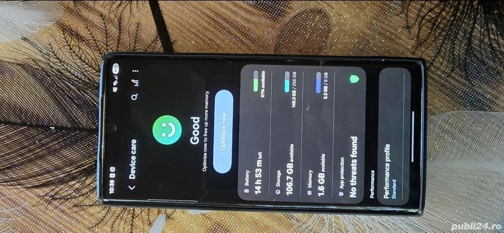 Samsung s23 ultra sticla fisurata