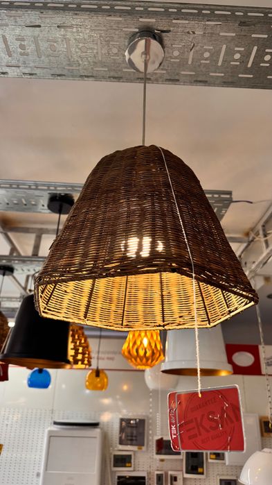 Плетенная люстра