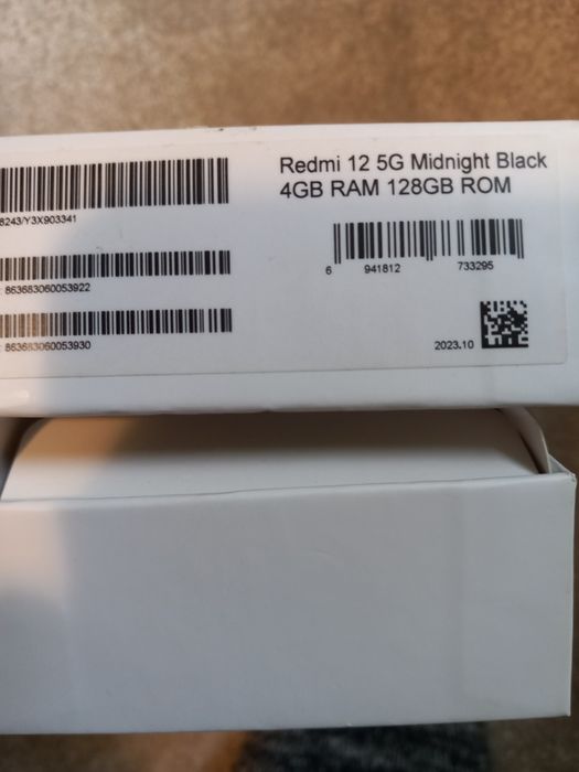 Vand telefon Redmi 12 5G,128 GB  nou (este in tipla,nu a fost folasit