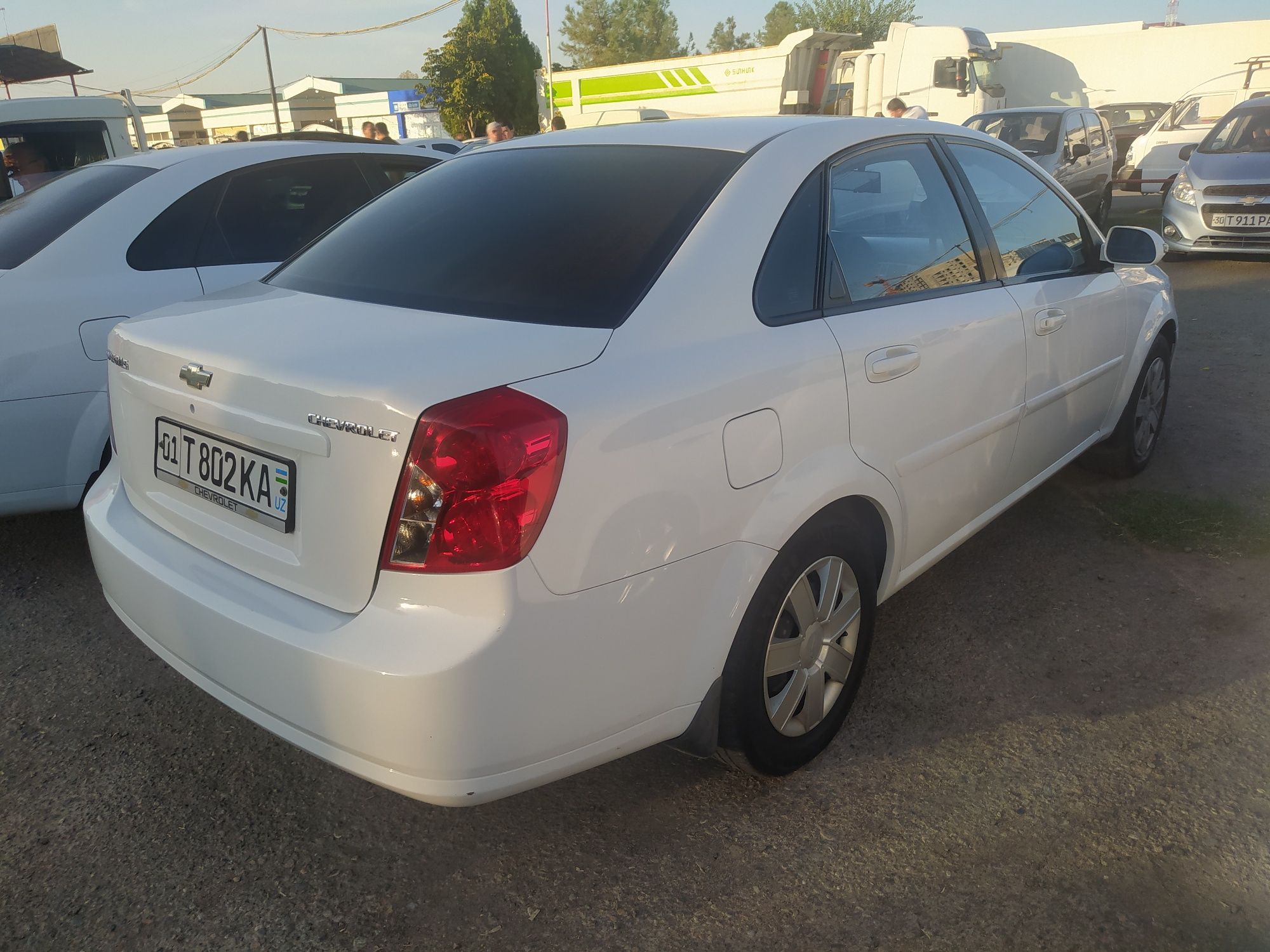 Lacetti Optra 2008 Tuning белая