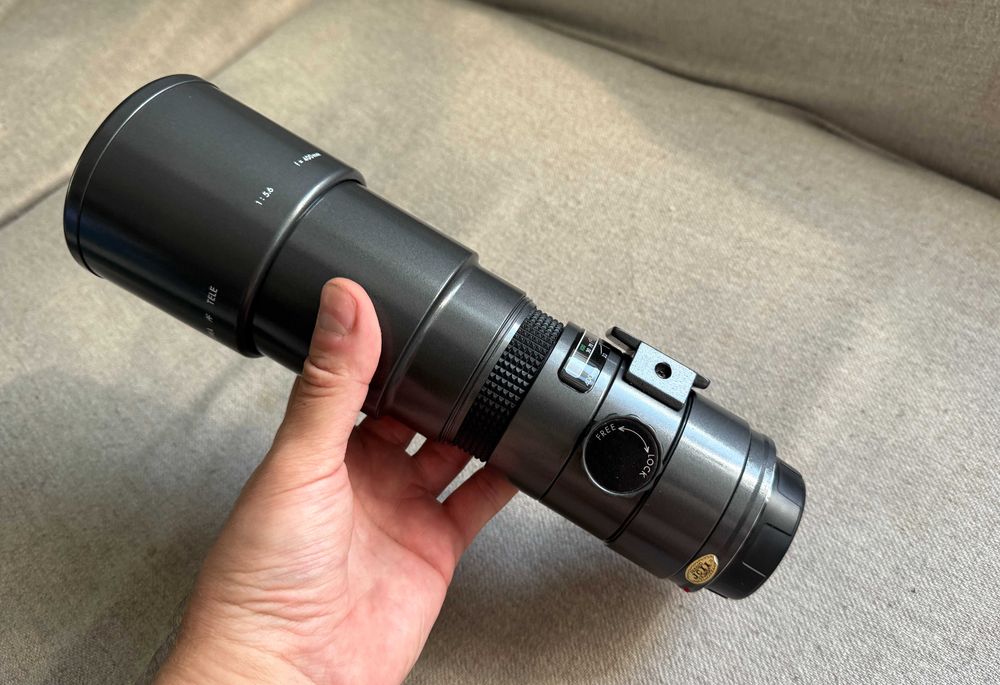 Sigma AF TELE 400mm f/5.6 Minolta Sony A + UV 72mm