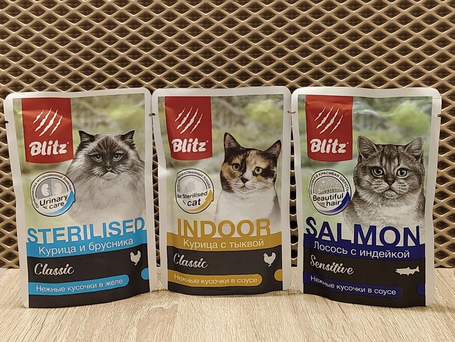 Блиц Blitz влажный корм для кошек