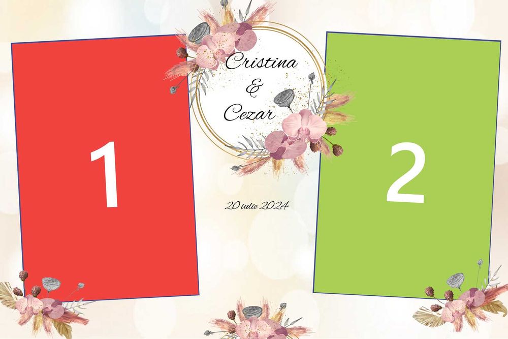 Template-uri nunta/botez editabile pentru dslrbooth