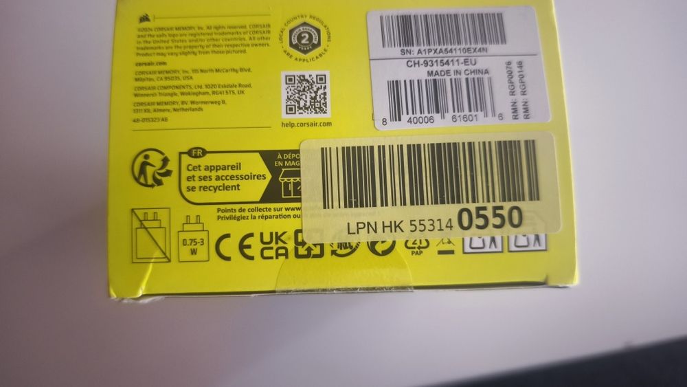 Геймърска мишка Corsair DRAK CORE PRO