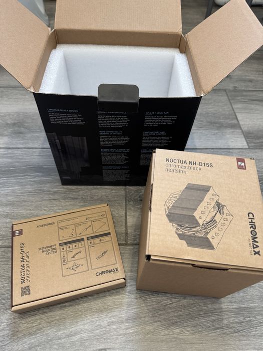 Vand cooler noctua NH-d15s chromax black
