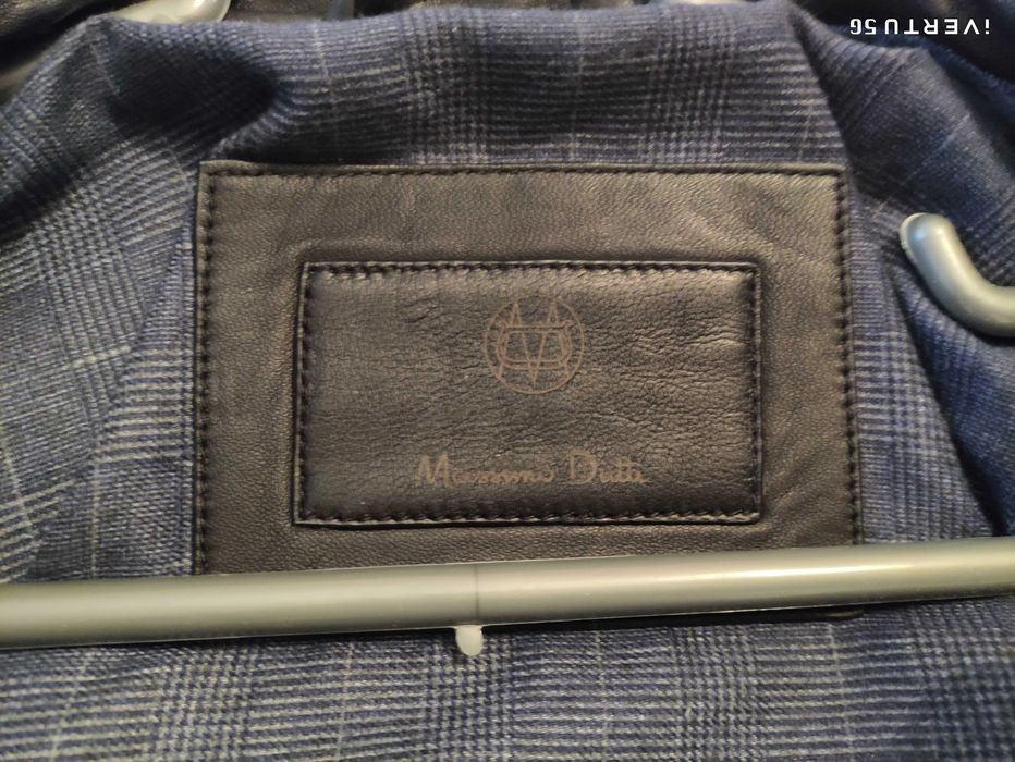 Geacă de piele Massimo Dutti