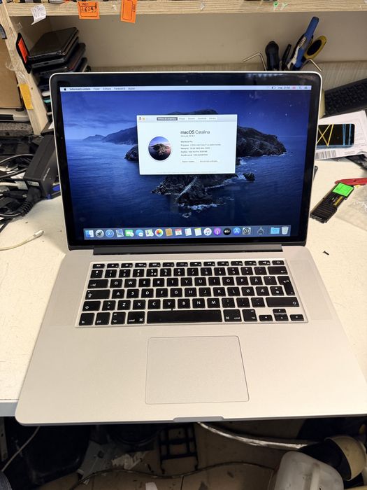 Macbook pro 2013 Retina i7 mem 16 gb ssd 256