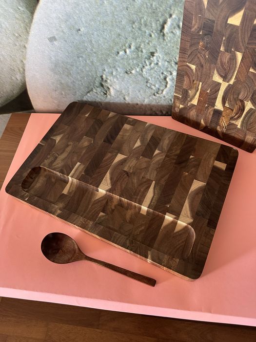 Set 2 tocătoare  profesionale din lemn de Acacia