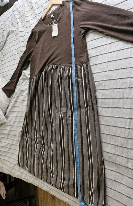 Rochie Maxi - bumbac si lana Lintoco