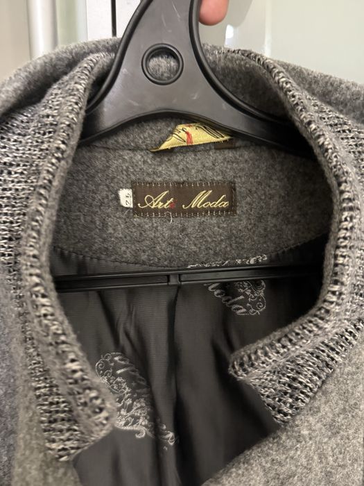 Пальто серое женское