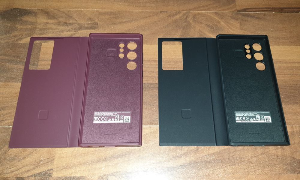 Husa flip activa originala Samsung Smart Clear View Cover S22 Ultra 5G