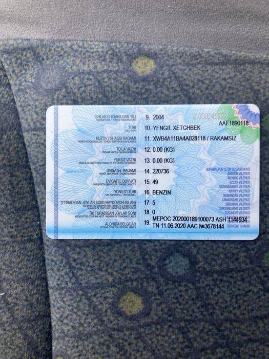 Deawo Matiz srochno sotiladi
