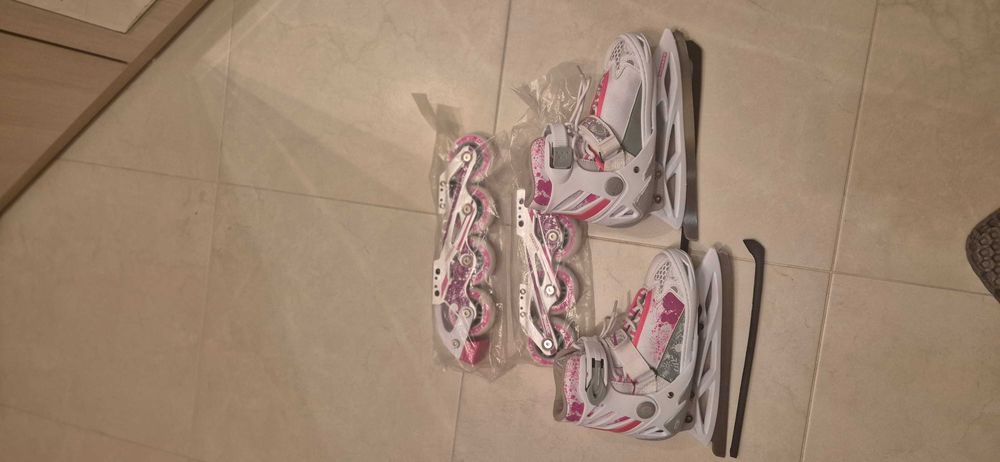 Комбинирани зимни и летни кънки номер 31- 34