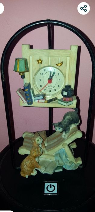 ceas decorativ cu pisici