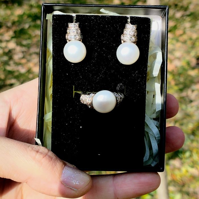 Комплект с жемчугом Италия