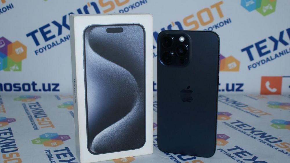 iPhone 15 Pro Max 256 GB — Blue Titanium