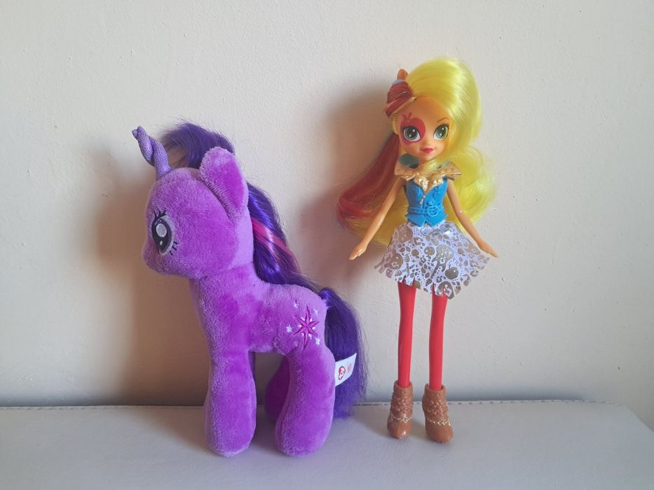 My little pony кукла и плюшка