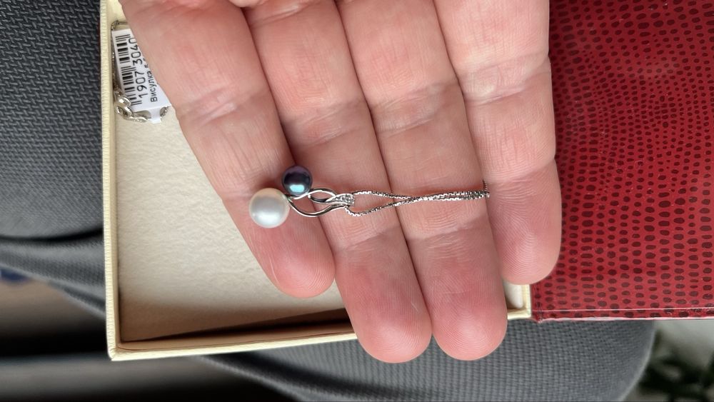 Сребърна висулка с естествени перли YUNO Pearls 925