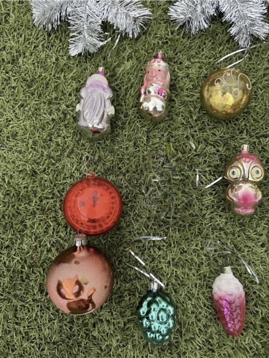 Елочные игрушки советские СССР, елка