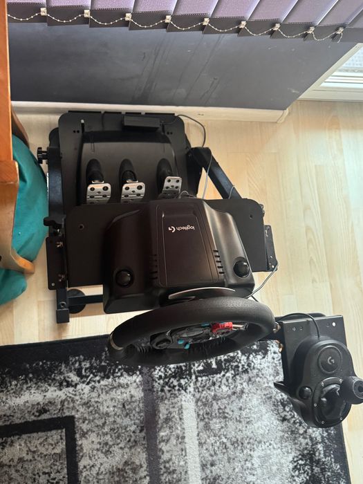 Logitech g29+shifter+стойка