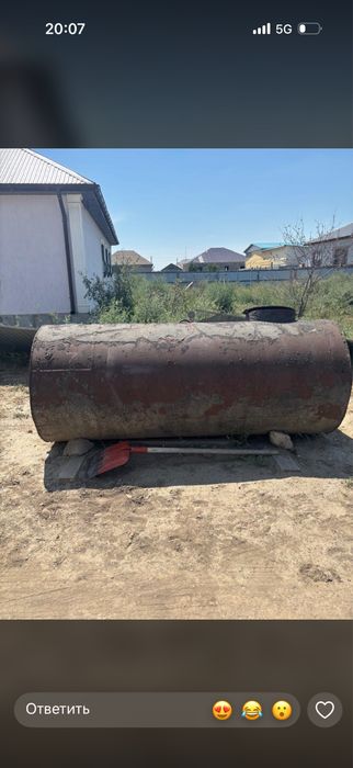 `Металлическая бочка 120000тг Атырау Водник`