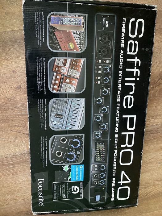 звуковая карта 8 кан. FOCUSRITE Saffire PRO 40+MacBook Pro 13 (2012)