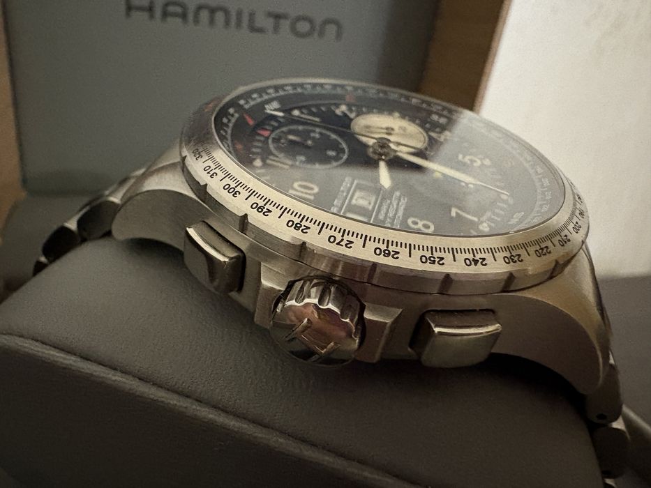 Hamilton khaki navy regatta automatic