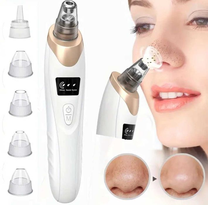 Уред за почистване на лице с вакуум