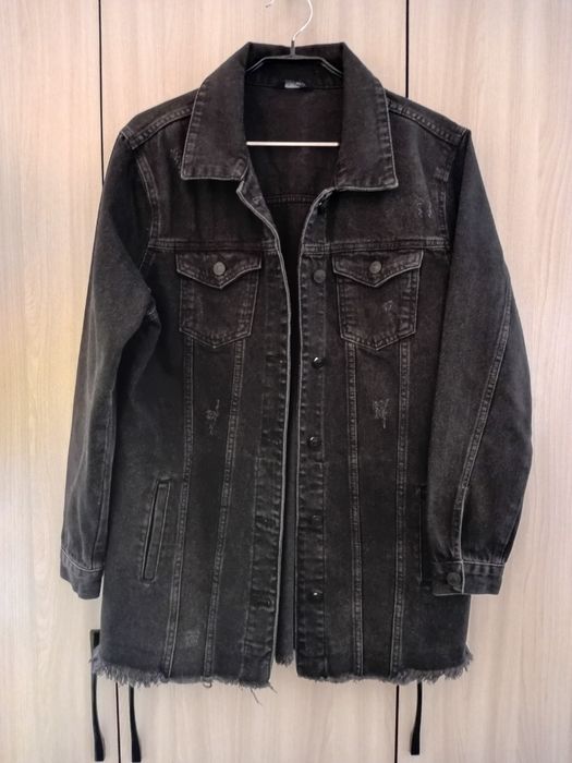 Куртка джинсовая женская чёрная новая