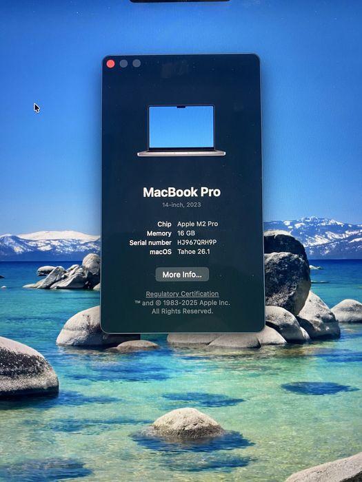 Macbook m2 pro 16/512 14 inch