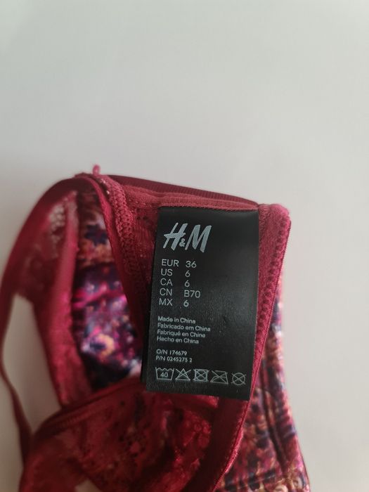 Sutien cu dantelă H&M