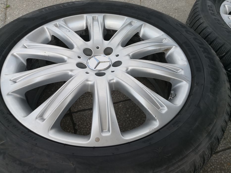 5х112 мерцедес Mercedes 5x112 20 цола джанти оригинални с датчици