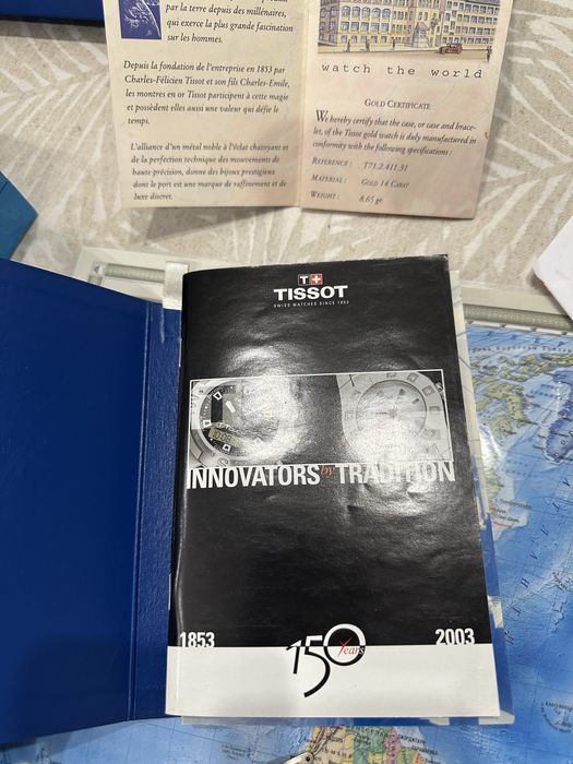 Часы золотые Tissot Тиссот