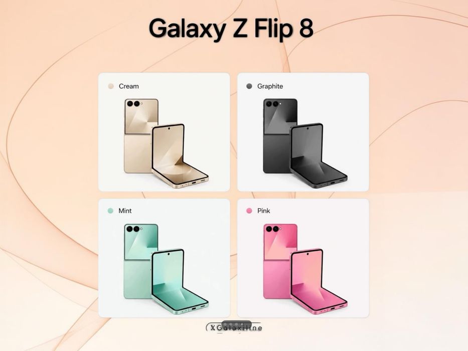 Samsung Galaxy Z Flip 8 5G 256GB Graphite / Cream / Pink ЧИСТО НОВ! Неразпечатан! 2г. Гаранция!