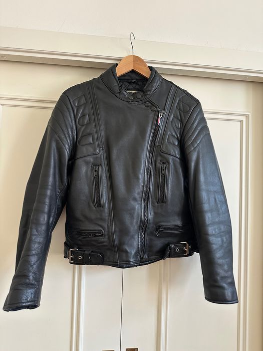 Geacă piele naturală biker