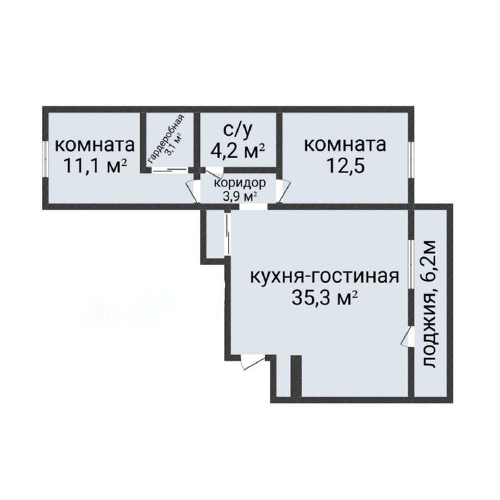 3-комн.кв.ул.пл. в центре