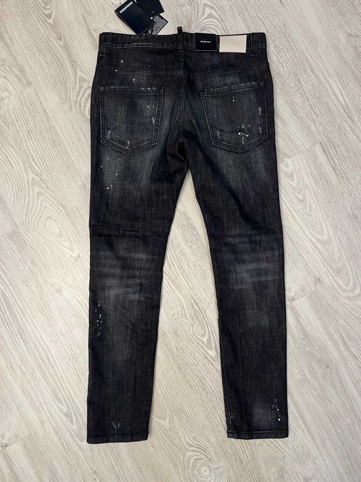 Dsquared2 blugi Skater Jean cu piele 48 italy, sau M, retail 725 euro