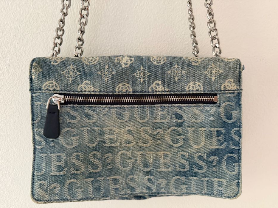 Чанта GUESS дънкова