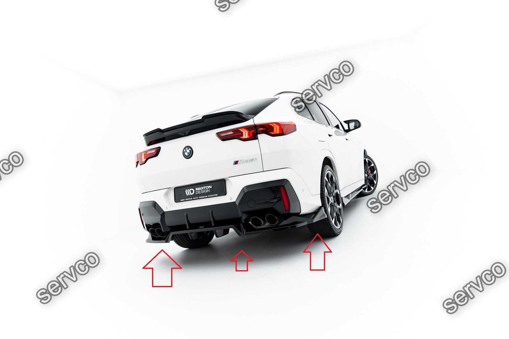 Prelungire splitter bara spate Bmw X2 U10 M35i 2023- v2 - Maxton Design