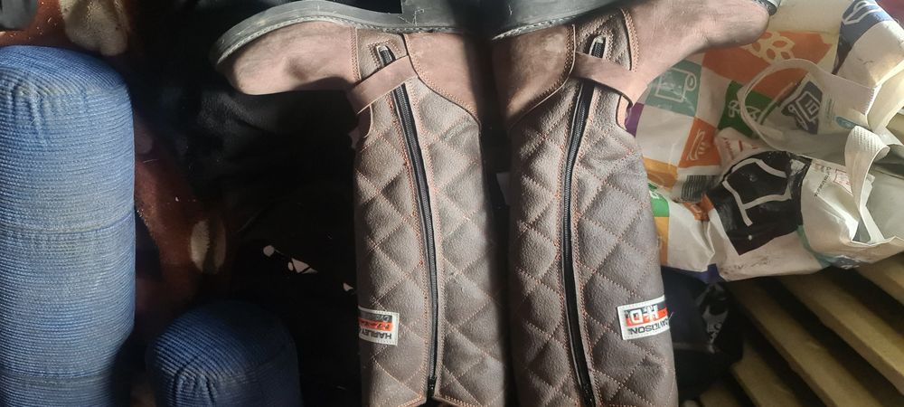 Cizme+vesta +harley davidson