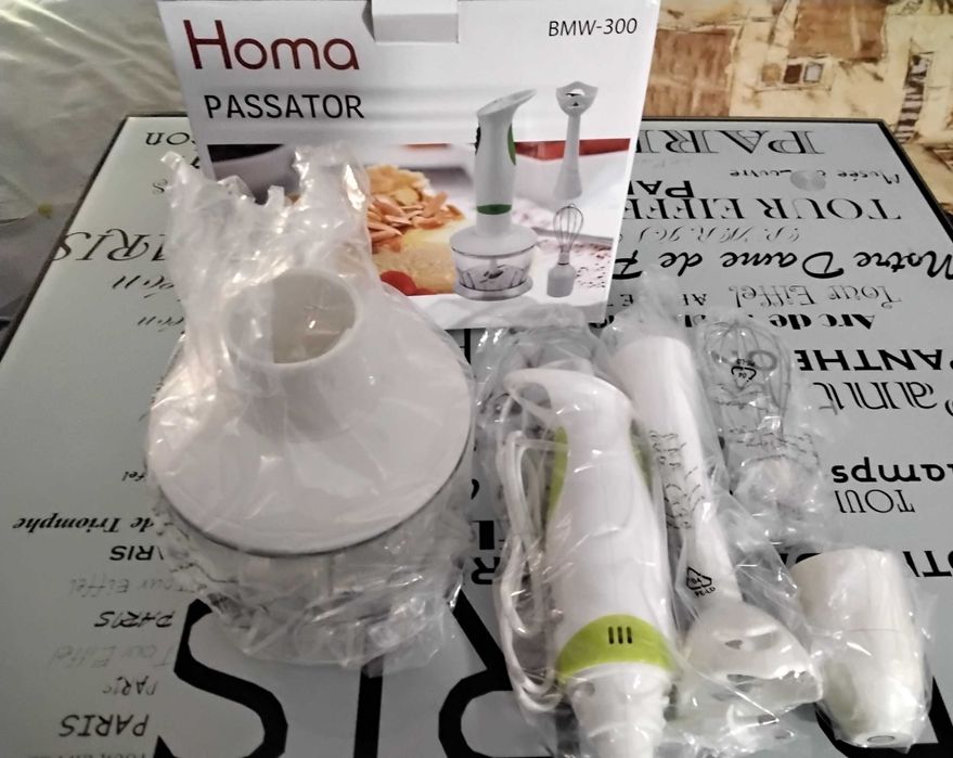 Комбиниран пасатор HOMА,ел.нож,уред за мляко,