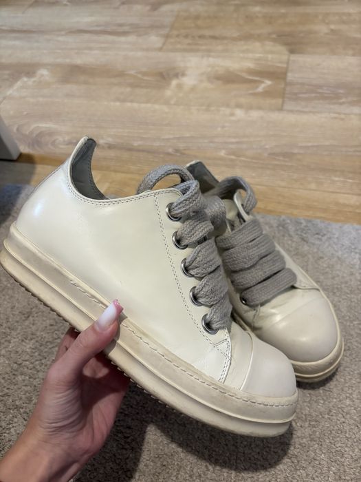 rick owens low jumbo laces