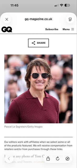 American Optical Eyewear Original Pilot USA