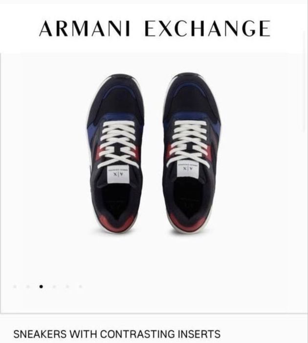 Оригинал Armani Exchange мужские кроссовки