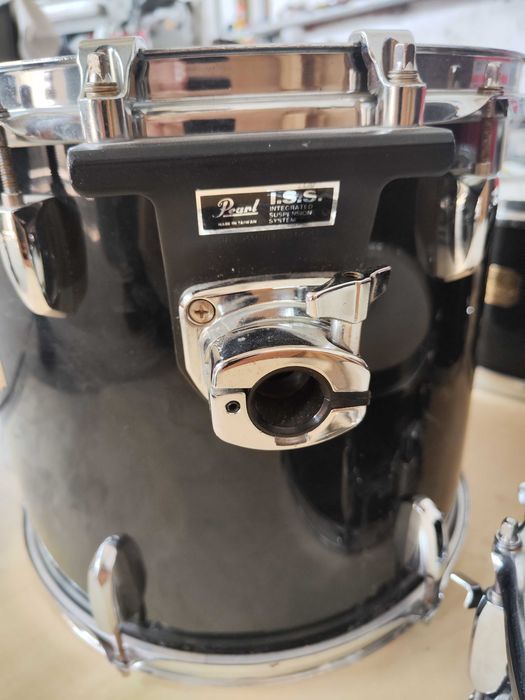 Барабани Pearl Export Series (Made in Taiwan) – 3 тома с I.S.S. холдери + Соло барабан