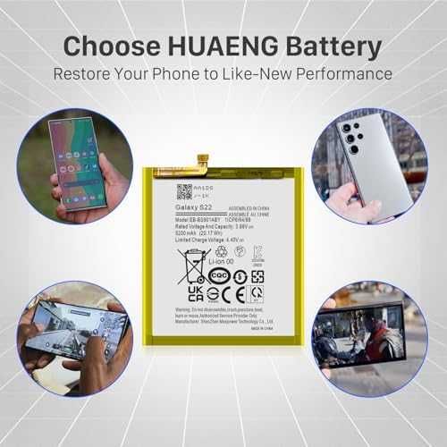 Нова Батерия за Samsung Galaxy S22 5G 5200mAh EB-BS901ABY с инструменти Ремонтен комплект
