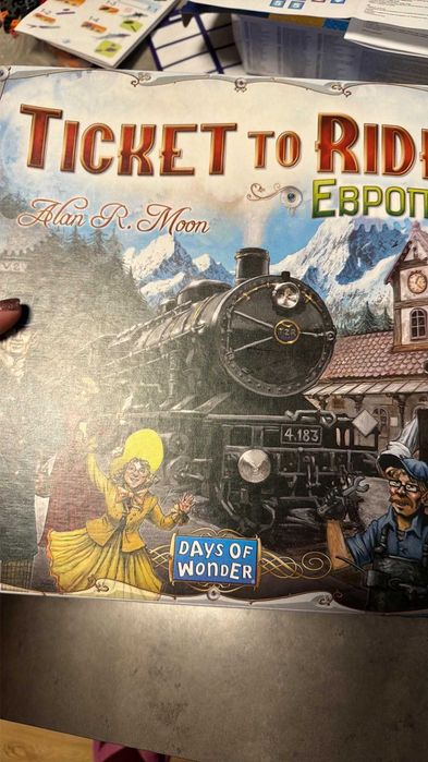 Ticket to ride Европа/ като нова, играна 1 път