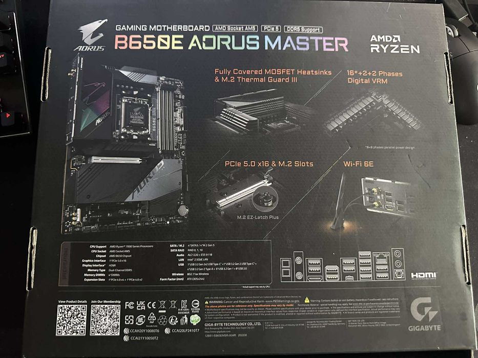 Gigabyte B650E Aorus Master
